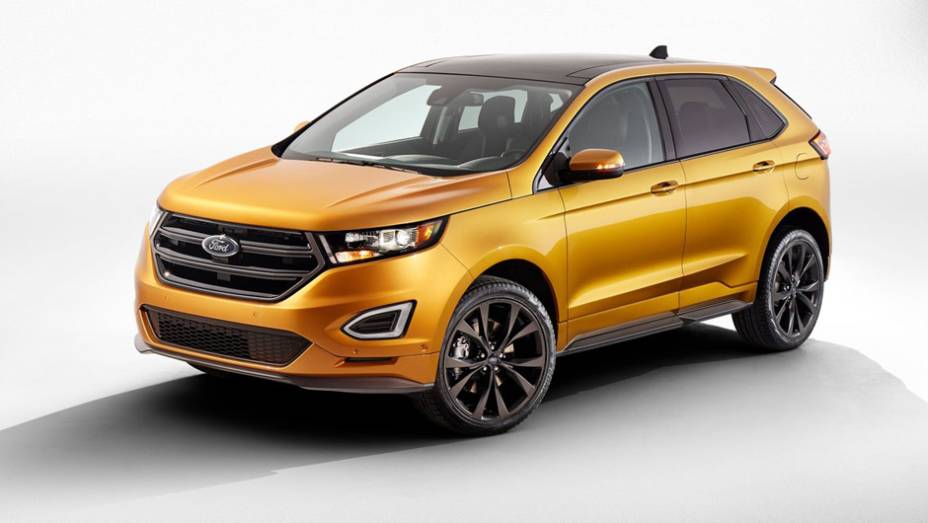 Inicialmente, o Edge está à venda na América do Norte com três opções de motorização | <a href="https://gutenberg.quatrorodas.abril.com.br/noticias/saloes/paris-2014/ford-apresenta-novo-edge-787116.shtml" rel="migration">Leia mais</a>