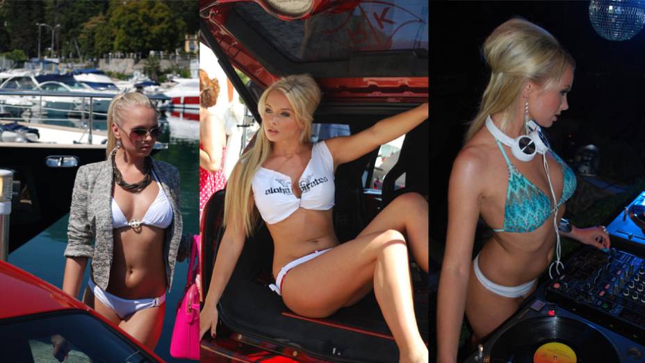 Alemã Mandy Lange, de 23 anos, é a estrela do calendário Miss Tuning 2012 da Tuning World Bodensee