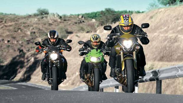 Honda CB 600F Hornet x Kawasaki Z750 x Yamaha XJ6N