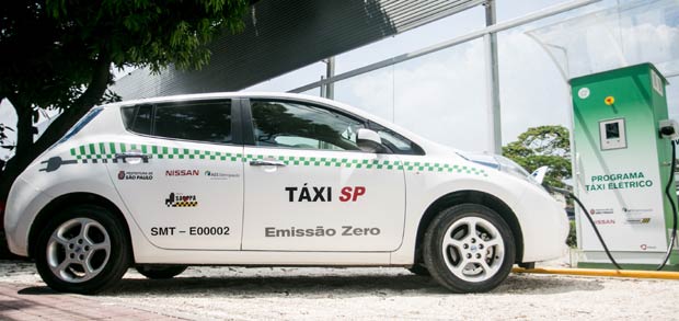 Nissan amplia projeto de táxis elétricos em São Paulo