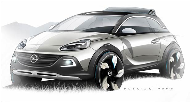 Opel Adam ganha versão aventureira