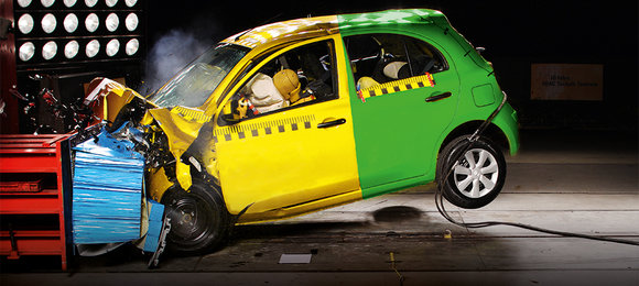 Crash test: nossos carros contra a parede