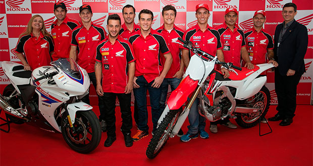 Honda Racing apresenta equipes e pilotos para 2014 Honda Racing apresenta equipes e pilotos para 2014