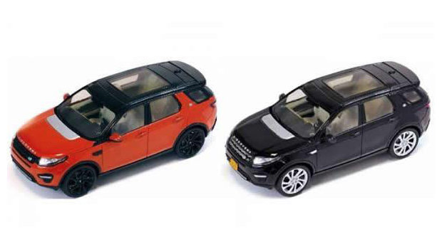 Miniaturas desvendam visual do novo Land Rover Discovery Sport
