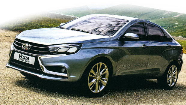 Vazam imagens dos novos Lada Vesta Sedan e X-Ray