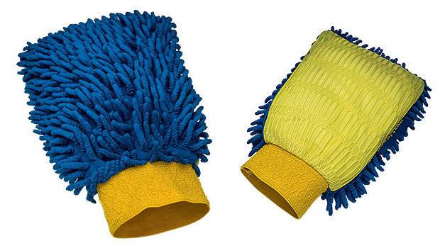Luvas de microfibra