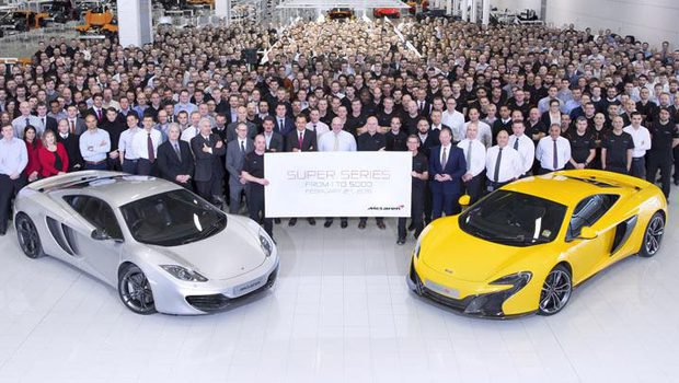 McLaren atinge 5 mil unidades da Super Series