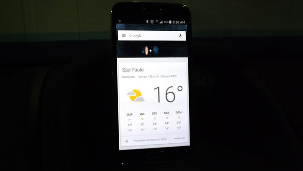 Passeando com o app do Google