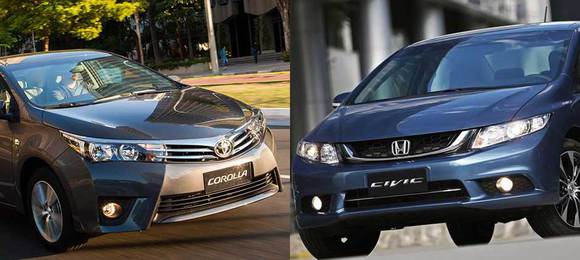 Duelo da Semana: Civic encara Corolla