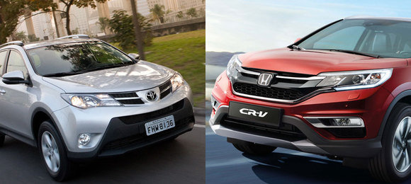 CR-V e RAV4 se enfrentam no Duelo da Semana