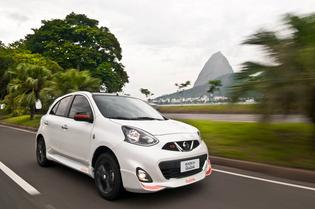 Nissan March ganha série especial Rio 2016