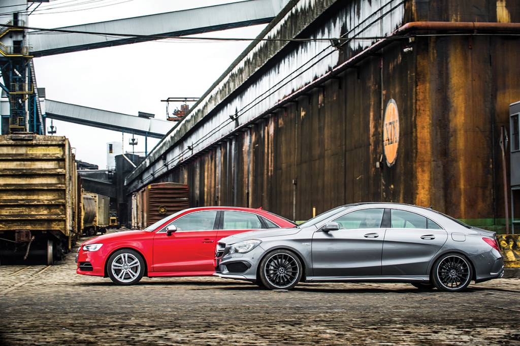 Audi S3 x Mercedes-Benz CLA 45 AMG Audi S3 x Mercedes-Benz CLA 45 AMG