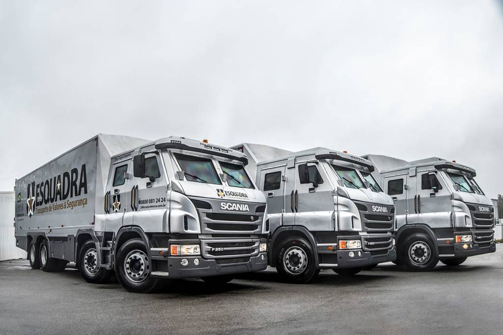 Scania entrega novos caminhões blindados no Brasil