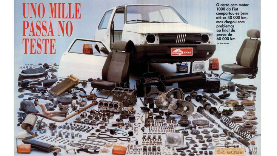 Fiat Uno Mille: o pioneiro do segmento dos populares se comportou bem até os 40 mil quilômetros, mas chegou com problemas ao final da prova dos 60 mil quilômetros | <a href="https://gutenberg.quatrorodas.abril.com.br/acervodigital/home.aspx?edicao=389&pg=101" rel="migration">Leia m</a> Fiat Uno Mille: o pioneiro do segmento dos populares se comportou bem até os 40 mil quilômetros, mas chegou com problemas ao final da prova dos 60 mil quilômetros | <a href="https://gutenberg.quatrorodas.abril.com.br/acervodigital/home.aspx?edicao=389&pg=101" rel="migration">Leia m</a>