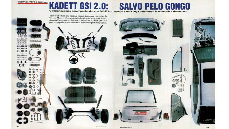 Chevrolet Kadett GSi: o esportivo rodou mais de 54 mil quil&ocirc;metros com problemas por conta de uma pe&ccedil;a defeituosa, mas depois foi bem | <a href="https://gutenberg.quatrorodas.abril.com.br/acervodigital/home.aspx?edicao=408&pg=103" rel="migration">Leia mais</a>