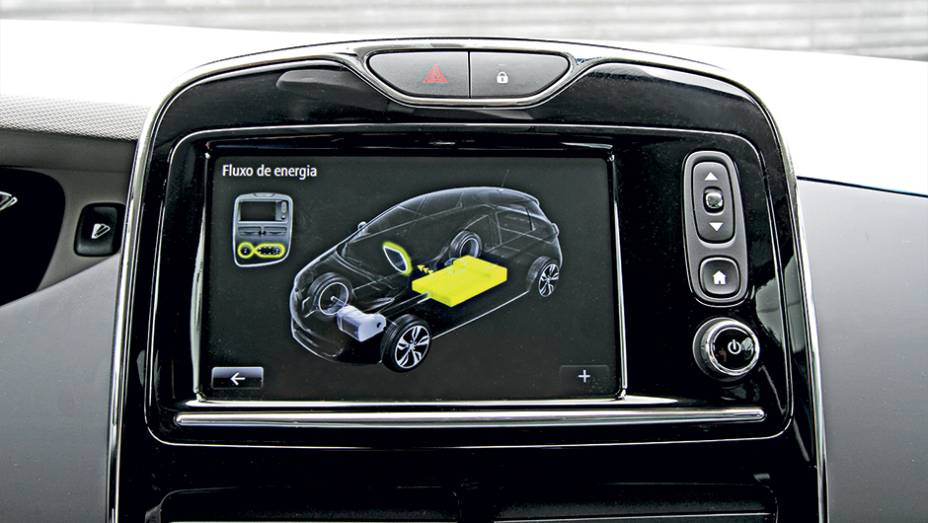 Tela monitora o fluxo de energia | <a href="https://gutenberg.quatrorodas.abril.com.br/carros/impressoes/renault-zoe-747928.shtml" rel="migration">Leia mais</a>