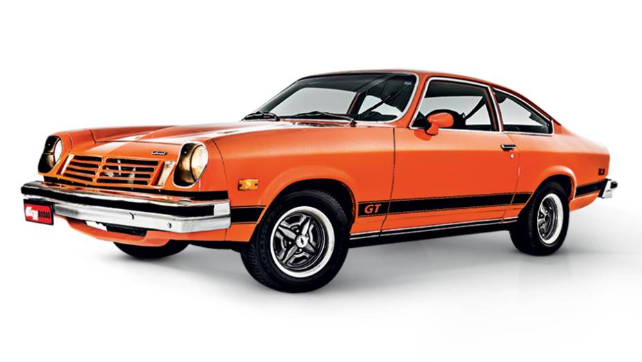 Versão hatch lembrava o Chevy Camaro da época | <a href="https://gutenberg.quatrorodas.abril.com.br/carros/classicos-grandescarros/chevrolet-vega-772365.shtml" rel="migration">Leia mais</a>