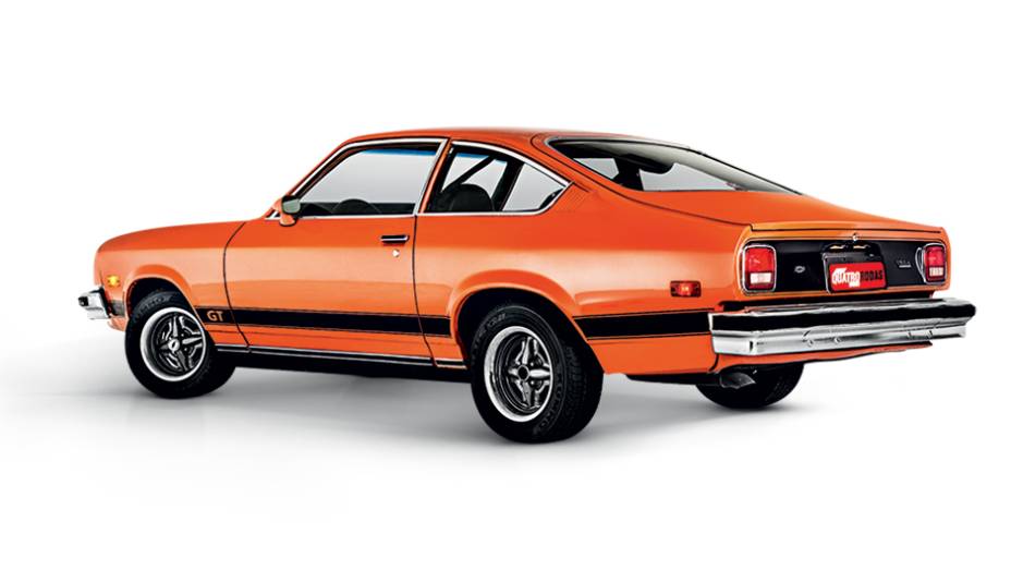 Design esportivo fez sucesso do Vega nos anos 70 | <a href="https://gutenberg.quatrorodas.abril.com.br/carros/classicos-grandescarros/chevrolet-vega-772365.shtml" rel="migration">Leia mais</a>