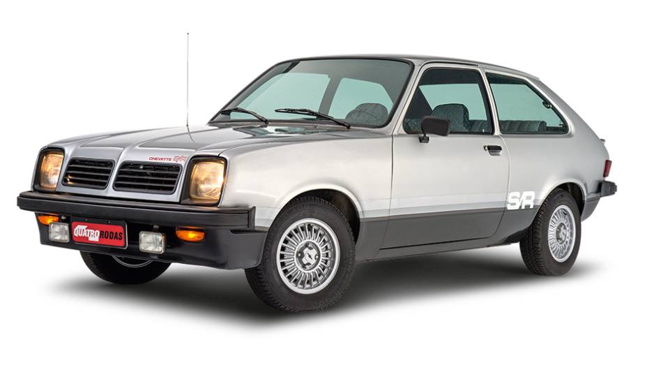 Desta vez, o visual mais bravo vinha acompanhado de mais desempenho | <a href="https://gutenberg.quatrorodas.abril.com.br/carros/classicos-brasileiros/chevrolet-chevette-s-r-782545.shtml" rel="migration">Leia mais</a>