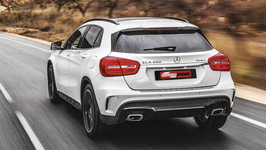 Feito no Brasil, o GLA será o carro-chefe da marca | <a href="https://gutenberg.quatrorodas.abril.com.br/reportagens/geral/vale-esperar-mercedes-benz-gla-793358.shtml" rel="migration">Leia mais</a>