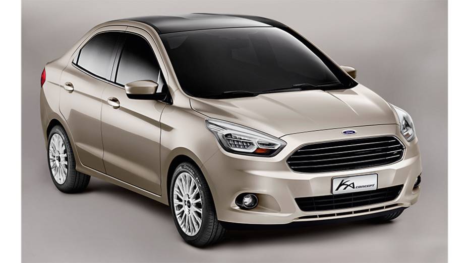 Vers&atilde;o sed&atilde;, mostrada como Ka Concept, vai se chamar Ka+ | <a href="https://gutenberg.quatrorodas.abril.com.br/reportagens/geral/vale-esperar-novo-ford-ka-790463.shtml" rel="migration">Leia mais</a>