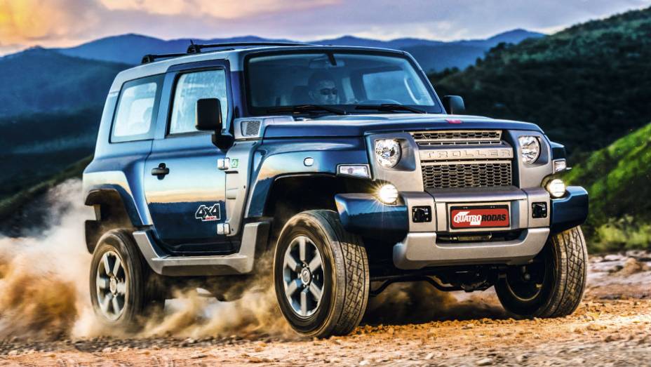 Novo T4 vem de f&aacute;brica com pneus de uso urbano | <a href="https://gutenberg.quatrorodas.abril.com.br/carros/testes/troller-t4-800224.shtml" rel="migration">Leia mais</a>