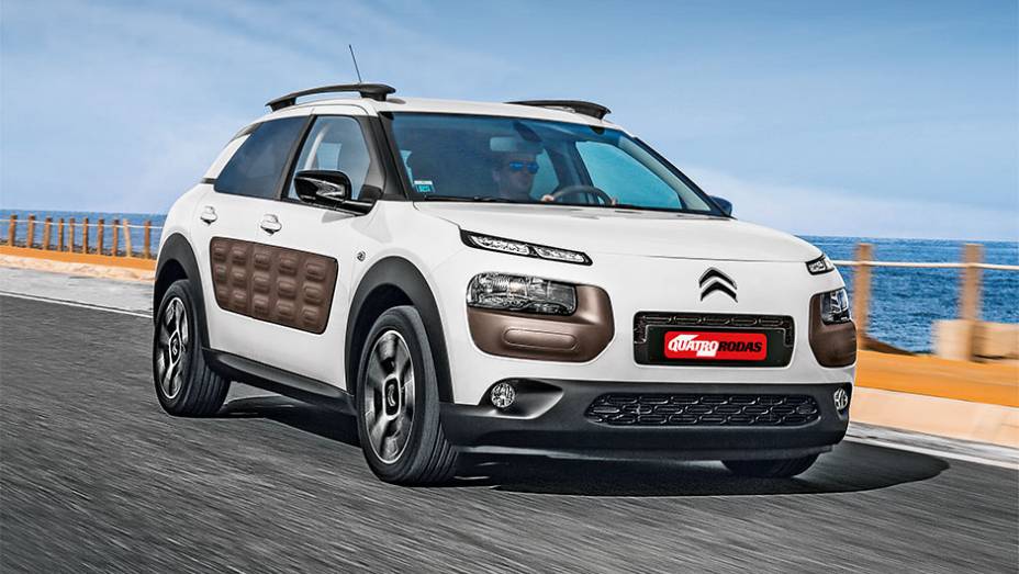 Laterais e para-choques t&ecirc;m bolsas de ar emborrachadas | <a href="https://gutenberg.quatrorodas.abril.com.br/carros/impressoes/citroen-c4-cactus-802252.shtml" target="_blank" rel="migration">Leia mais</a>