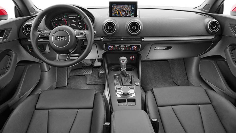 Apliques de alum&iacute;nio decoram a cabine | <a href="https://gutenberg.quatrorodas.abril.com.br/carros/impressoes/audi-a3-cabriolet-813902.shtml" target="_blank" rel="migration">Leia mais</a>