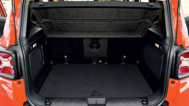 Na área de carga há pontos de luz e duas tomadas | <a href="https://gutenberg.quatrorodas.abril.com.br//carros/testes/jeep-renegade-857280.shtml" target="_blank" rel="migration">Leia mais</a> Na área de carga há pontos de luz e duas tomadas | <a href="https://gutenberg.quatrorodas.abril.com.br//carros/testes/jeep-renegade-857280.shtml" target="_blank" rel="migration">Leia mais</a>
