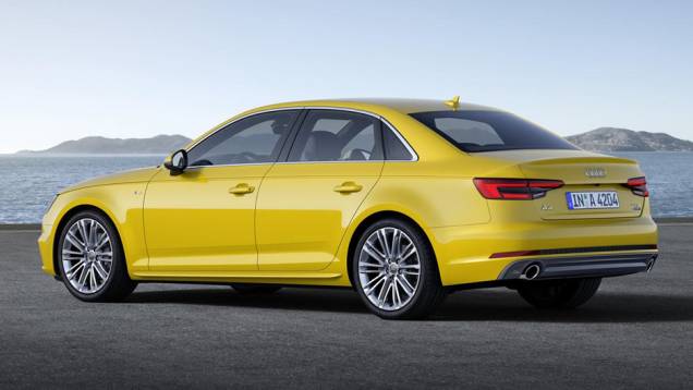 Os motores são de quatro e seis cilindros, gasolina ou diesel, com quatro blocos diferentes | <a href="https://gutenberg.quatrorodas.abril.com.br/noticias/fabricantes/audi-revela-novo-a4-882500.shtml" rel="migration">Leia mais</a> Os motores são de quatro e seis cilindros, gasolina ou diesel, com quatro blocos diferentes | <a href="https://gutenberg.quatrorodas.abril.com.br/noticias/fabricantes/audi-revela-novo-a4-882500.shtml" rel="migration">Leia mais</a>