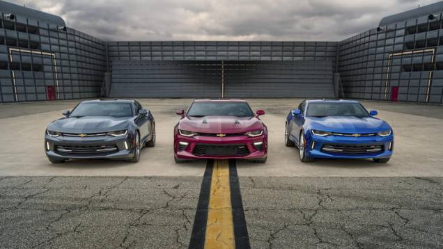 Sexta geração passou por 350h de testes no túnel de vento, e tem 70% dos componentes exclusivos | <a href="https://gutenberg.quatrorodas.abril.com.br/noticias/fabricantes/chevrolet-mostra-camaro-2016-865740.shtml" rel="migration">Leia mais</a> Sexta geração passou por 350h de testes no túnel de vento, e tem 70% dos componentes exclusivos | <a href="https://gutenberg.quatrorodas.abril.com.br/noticias/fabricantes/chevrolet-mostra-camaro-2016-865740.shtml" rel="migration">Leia mais</a>