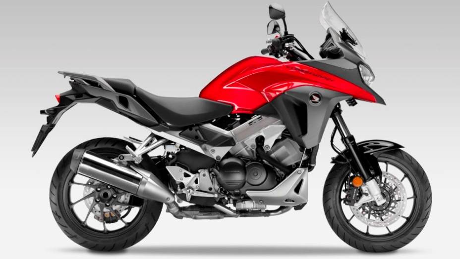 Honda VFR800X Crossrunner | <a href="https://gutenberg.quatrorodas.abril.com.br/moto/noticias/confira-novidades-salao-milao-2014-812658.shtml" rel="migration">Leia mais</a>