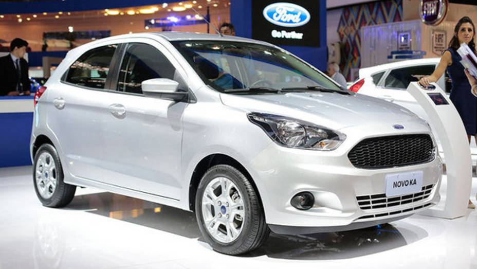 Compactos: Ford Ka 5 portas 1.0 12V Flex - 9,5 km/l etanol - 12,8 km/l gasolina | <a href="https://gutenberg.quatrorodas.abril.com.br/noticias/mercado/inmetro-divulga-ranking-2015-programa-etiquetagem-veicular-827512.shtml" rel="migration">Leia mais</a>