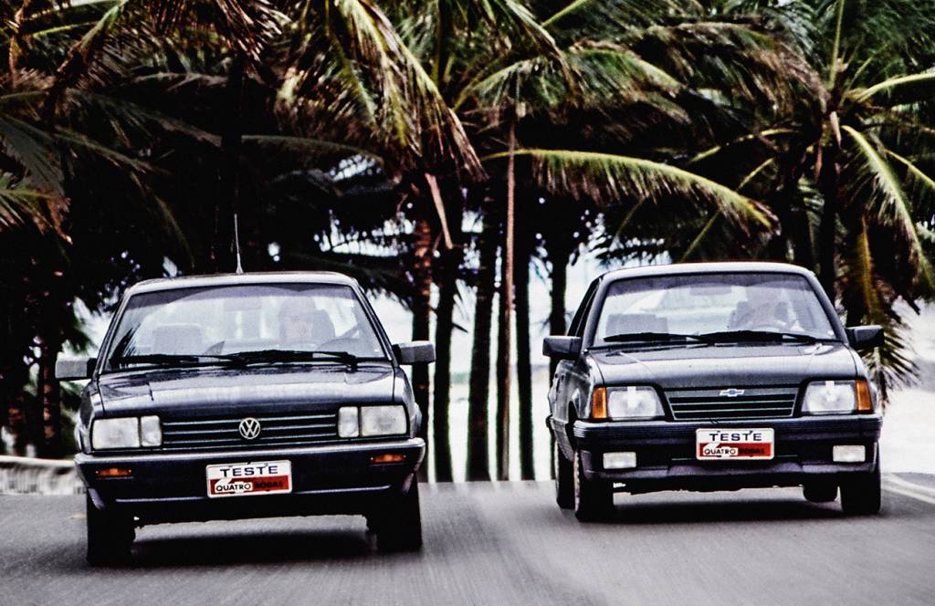 Grandes Comparativos: Santana Executivo x Monza 500 EF