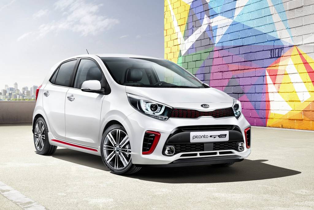 novo Kia Picanto Estilo agressivo, com direito à versão GT