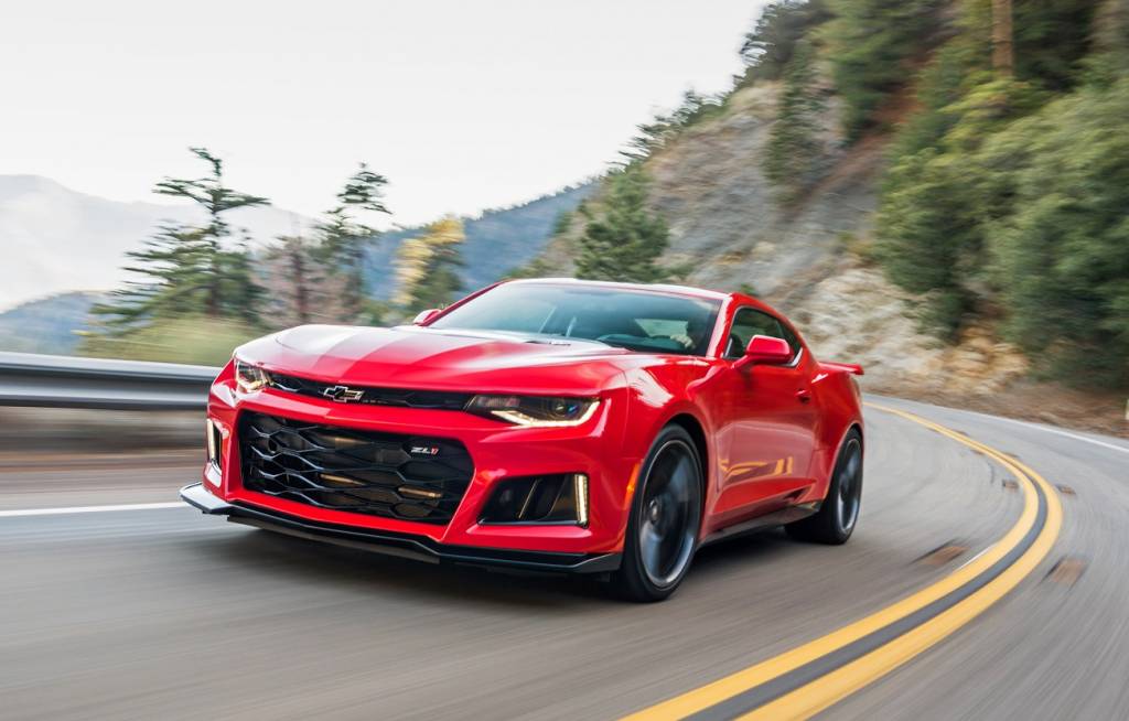 Chevrolet Camaro ZL1 Chevrolet Camaro ZL1 na posição 3x4 de frente