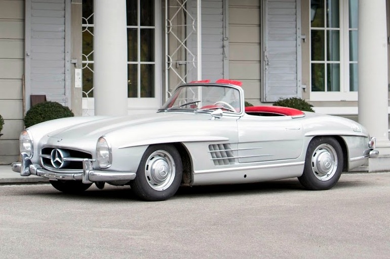 Coleção de carros clássicos de palácio suíço (3)