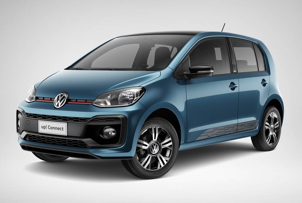 VW Up! Connect Para-choques mais evidente aumentou as dimensões do subcompacto