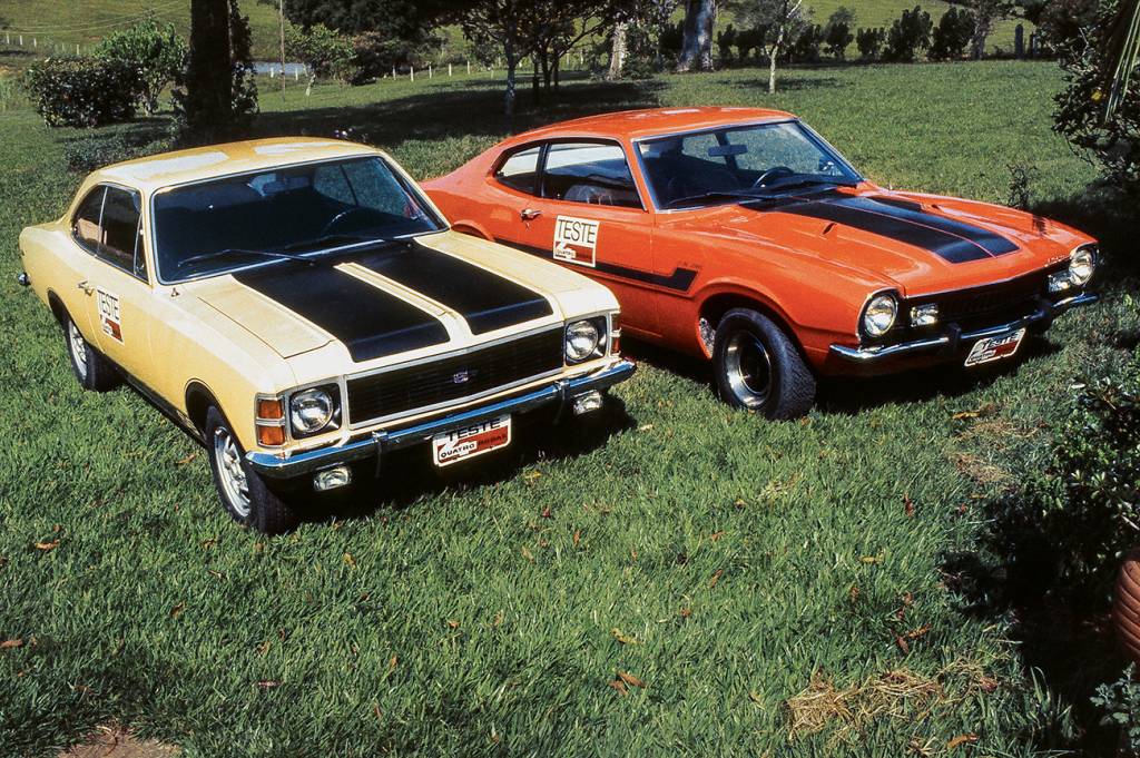 Grandes Comparativos: Chevrolet Opala SS 4 x Ford Maverick GT 4