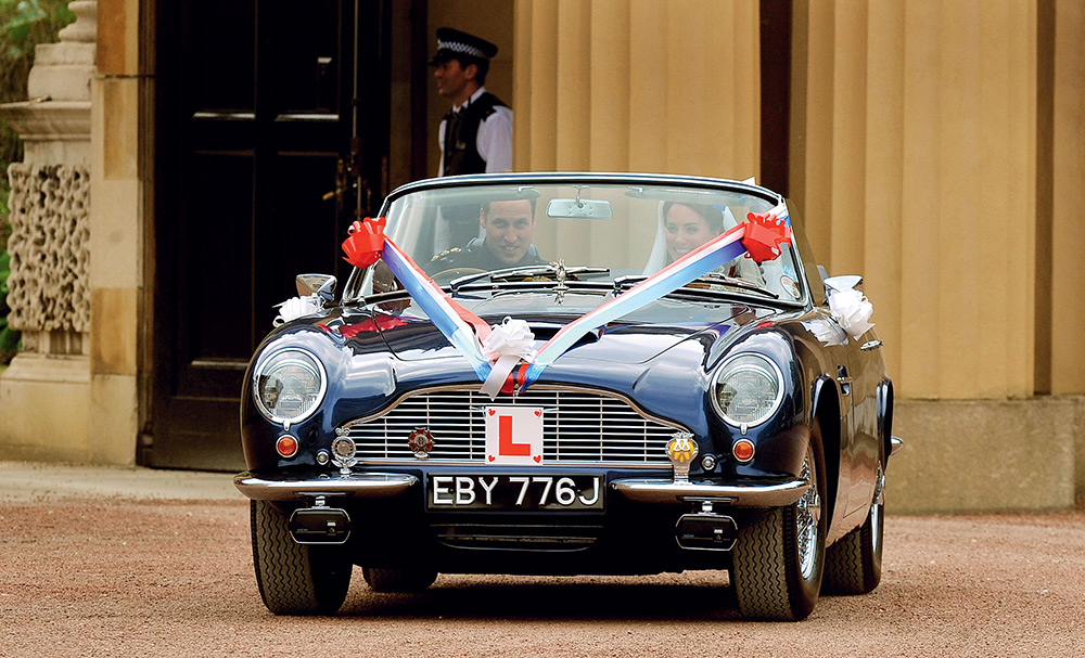 Aston Martin no casamento do Príncipe William aston martin