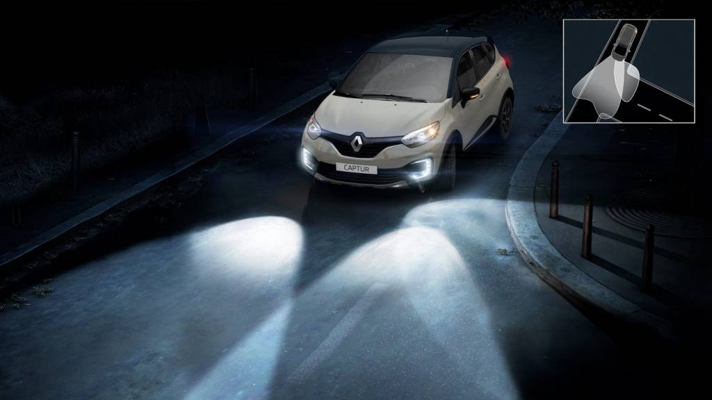 Mais simples, a função de cornering light identifica quando o condutor faz uma manobra