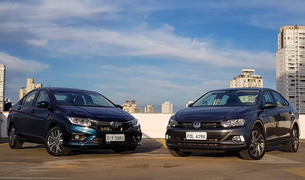 Comparativo: novo Honda City EXL encara VW Virtus Highline