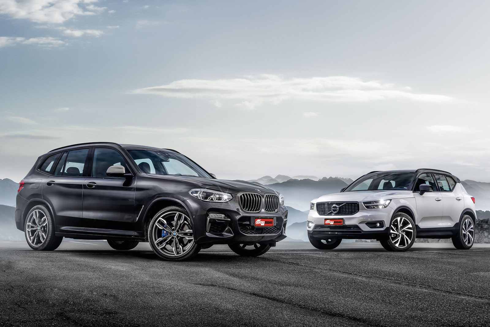 BMW X3 M40i e Volvo T5 R-Design