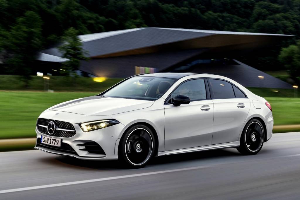 Mercedes Classe a Sedan (4) Mercedes Classe A Sedan é o carro mais aerodinâmico do mercado