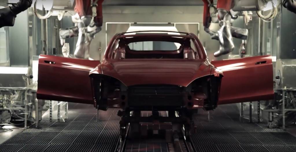 Fábrica Tesla Pintura Fábrica Tesla Pintura
