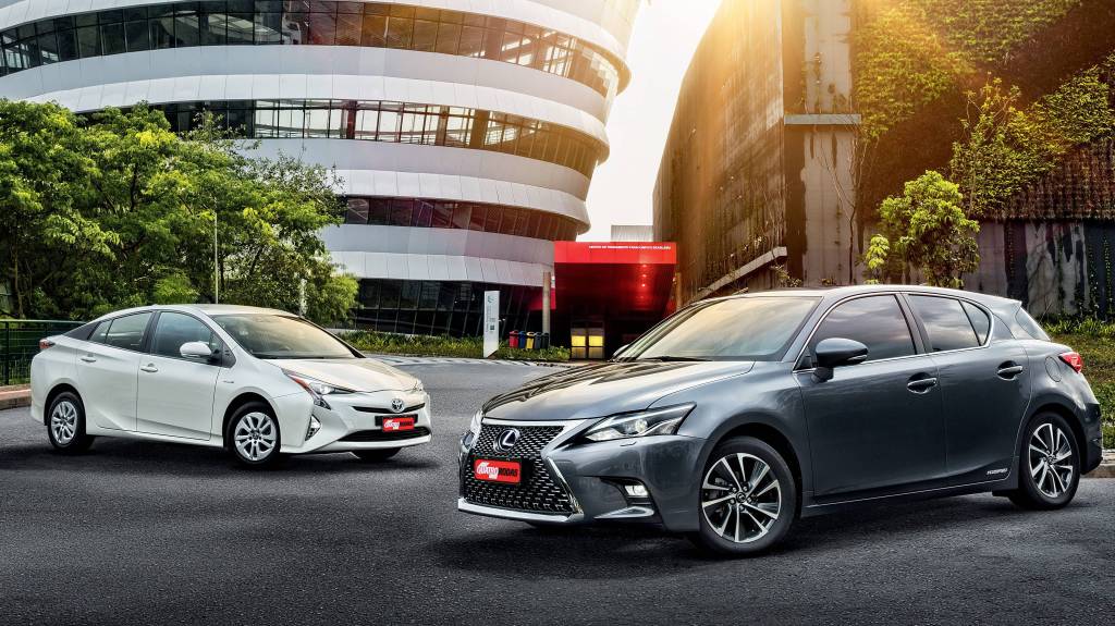 comparativo Lexus CT 200h e Toyota Prius Hybrid comparativo Lexus CT 200h e Toyota Prius Hybrid