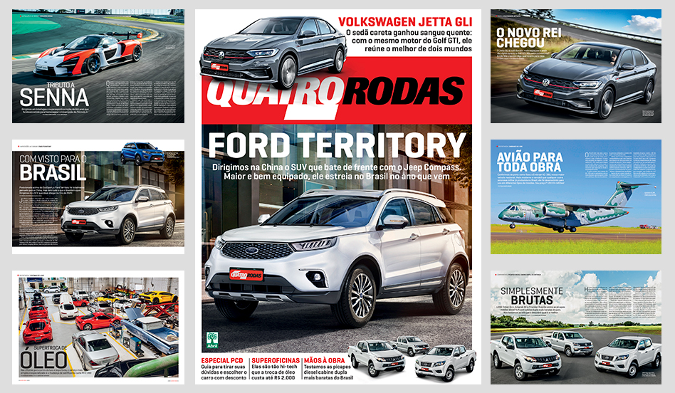 QUATRO RODAS de junho: andamos no Ford Territory, futuro rival do Compass
