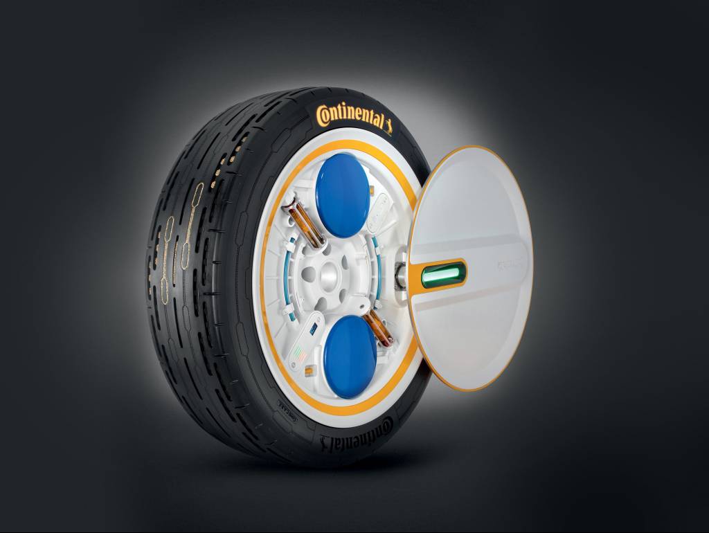 Chegamos à era em que um pneu é capaz de se autocalibrar