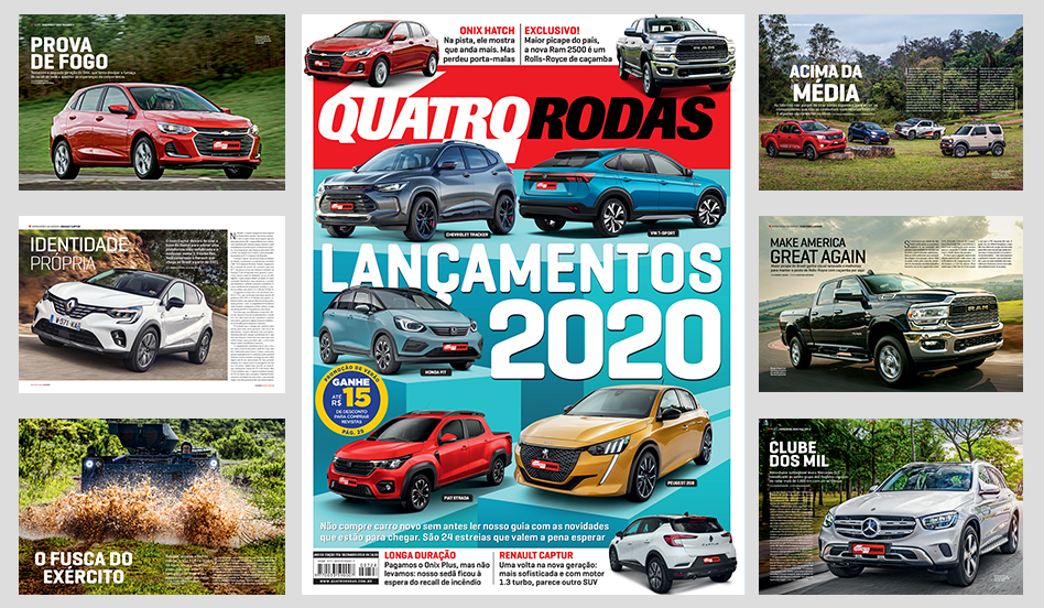 QUATRO RODAS de dezembro: superdossiê antecipa os lançamentos de 2020