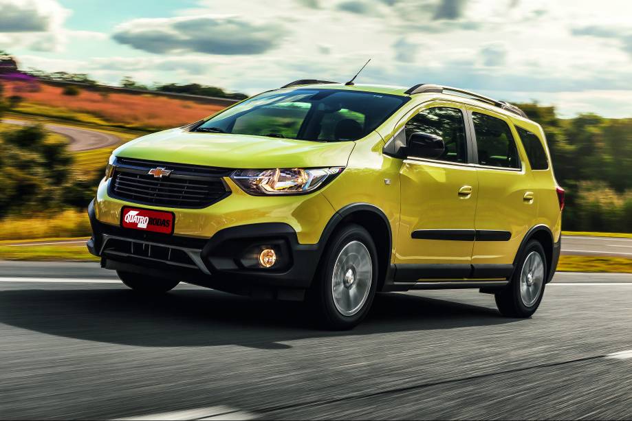 Automóvel Spin Activ7, da Chevrolet, testado pela revista Quatro Rodas. Automóvel Spin Activ7, da Chevrolet, testado pela revista Quatro Rodas.